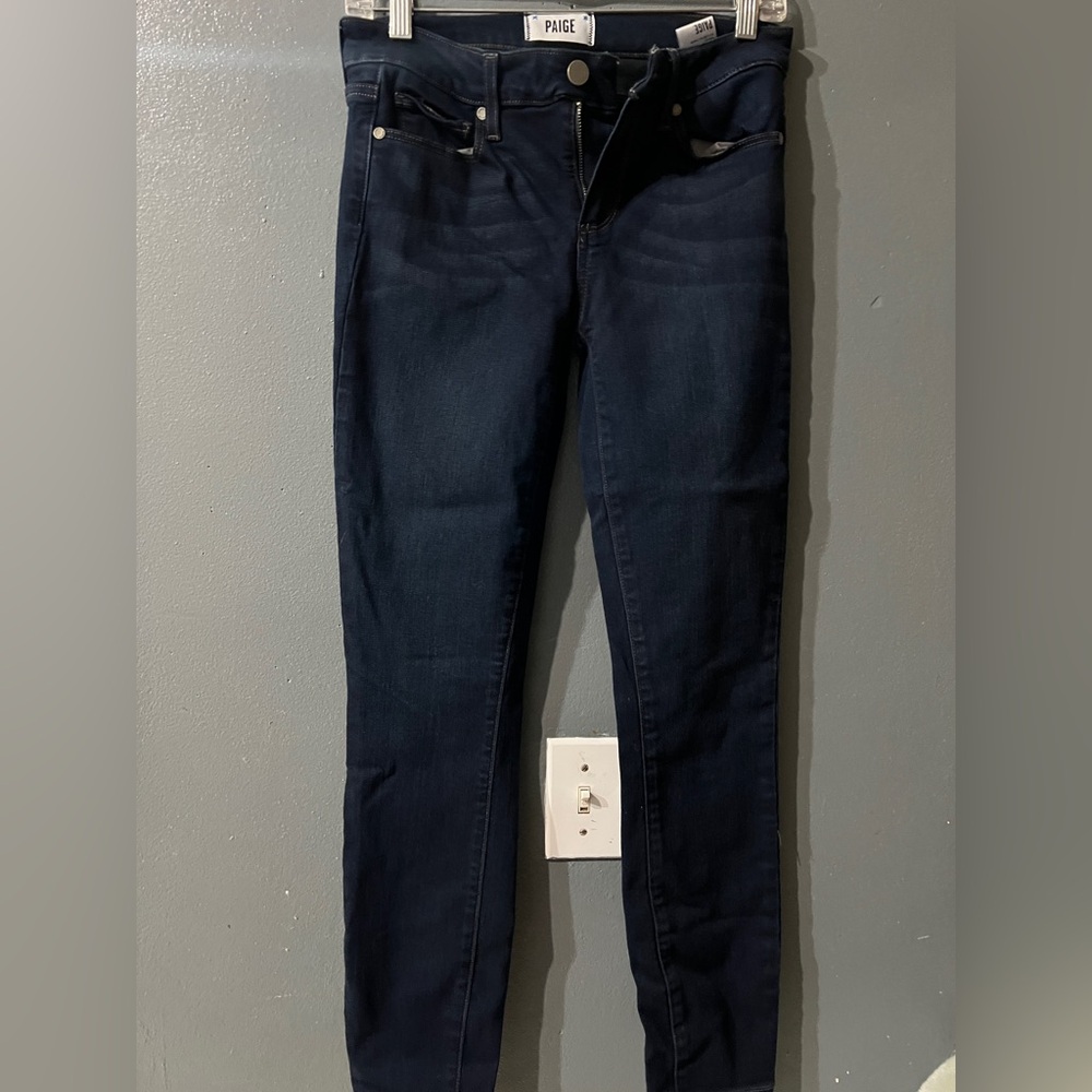 PAIGE Women's Dark Indigo Jeans